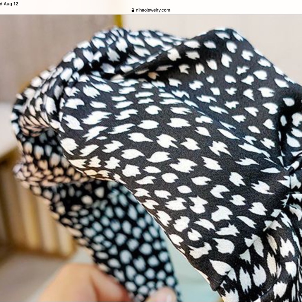 NEW-Two Handmade Headbands. - Picture 2 of 10